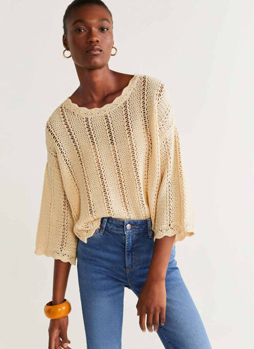 Blugi cu croială dreaptă albastru MANGO femeie