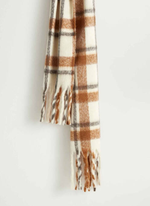 Eșarfă maro MANGO femeie