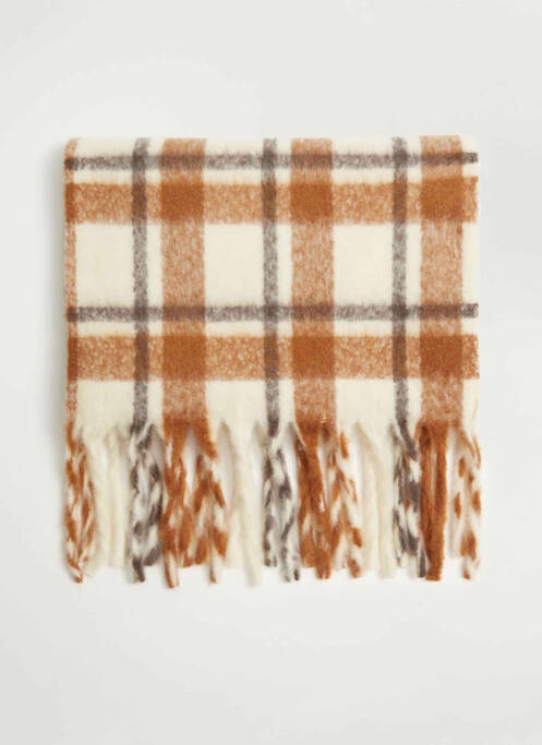 Eșarfă maro MANGO femeie