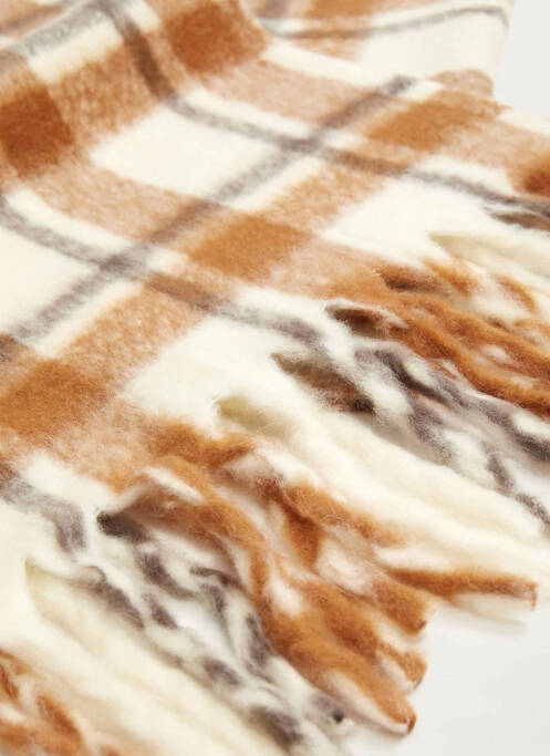 Eșarfă maro MANGO femeie