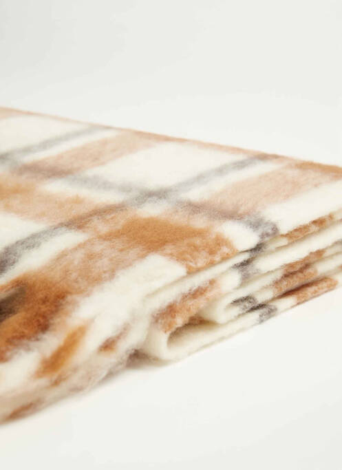 Eșarfă maro MANGO femeie