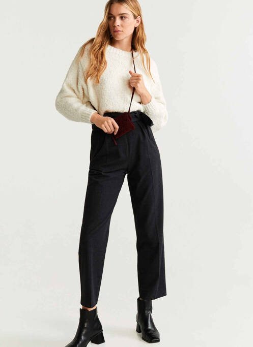 Pantalon evazat gri MANGO femeie