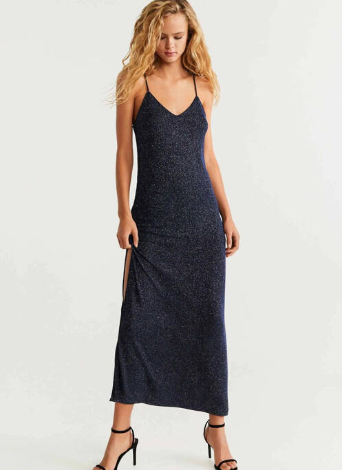 Rochie lungă albastru MANGO femeie