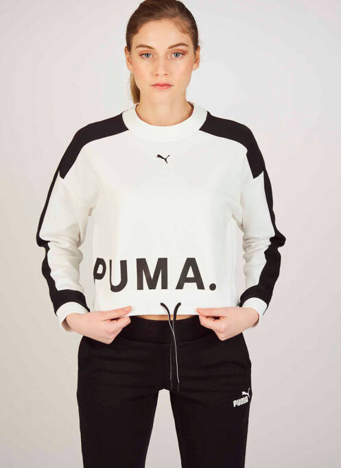 Hanorac alb PUMA femeie