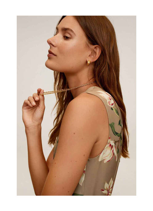 Salopetă-pantalon alb MANGO femeie