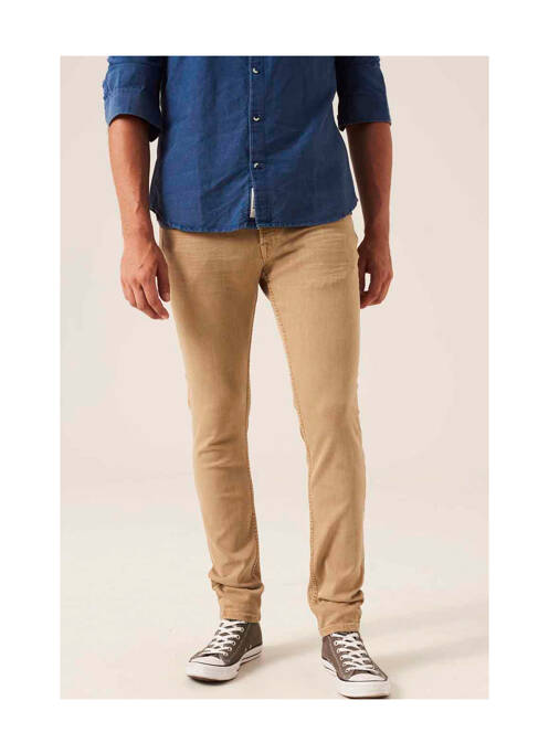 Blugi cu croială slim bej GARCIA bărbat