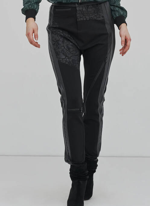 Pantalon slim negru NÜ femeie