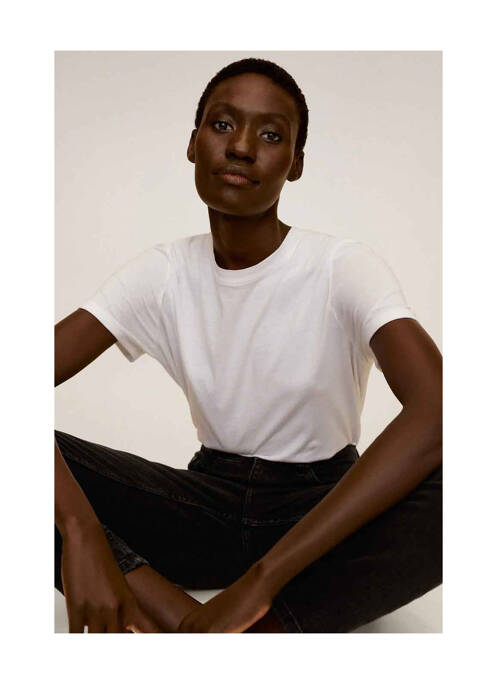 Blugi croială Mom negru MANGO femeie