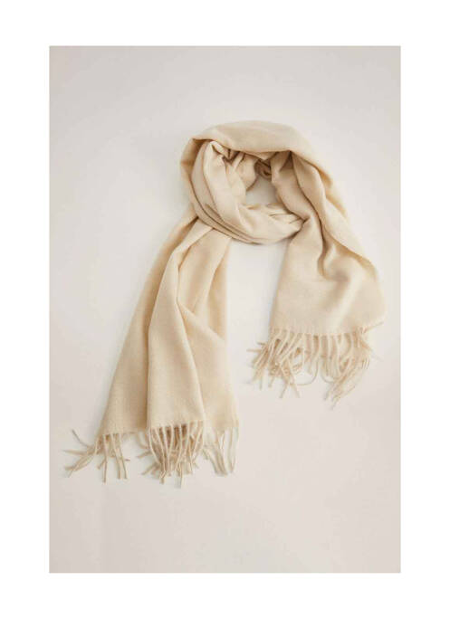 Eșarfă galben MANGO femeie