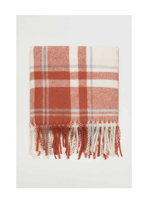 Eșarfă maro MANGO femeie