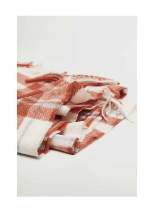 Eșarfă maro MANGO femeie