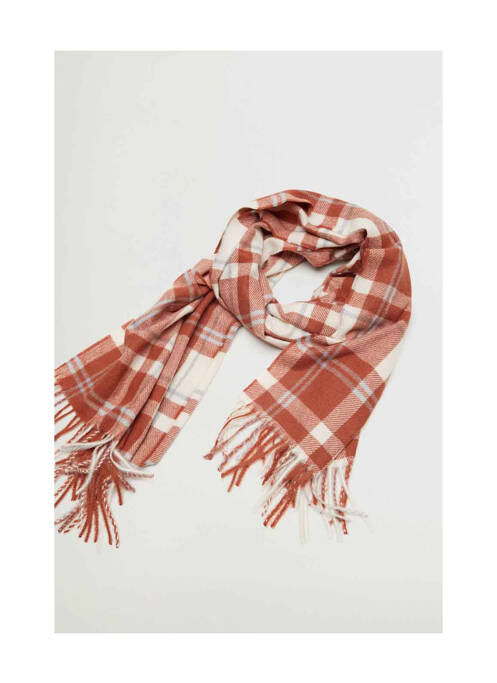 Eșarfă maro MANGO femeie