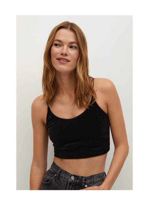Top negru MANGO femeie