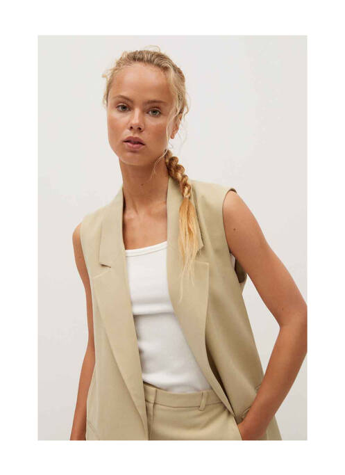 Sacou bej MANGO femeie