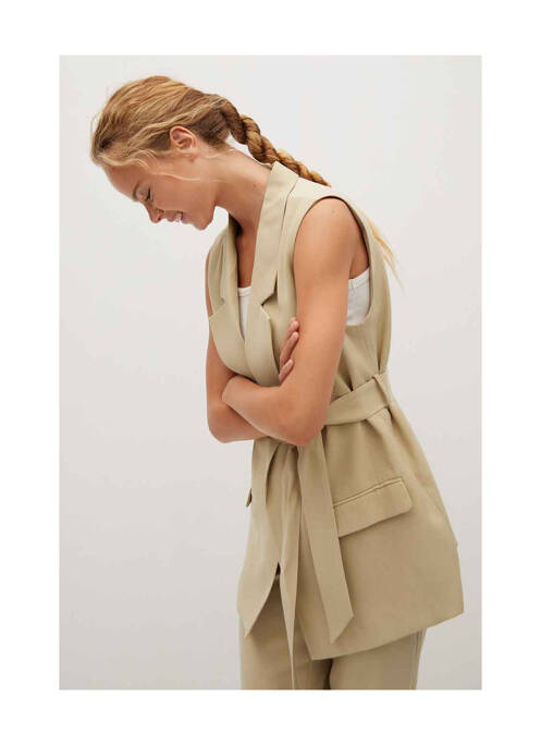 Sacou bej MANGO femeie