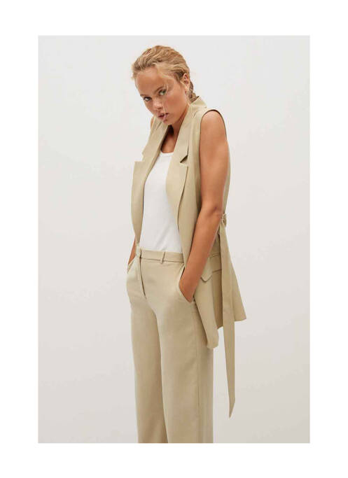 Sacou bej MANGO femeie