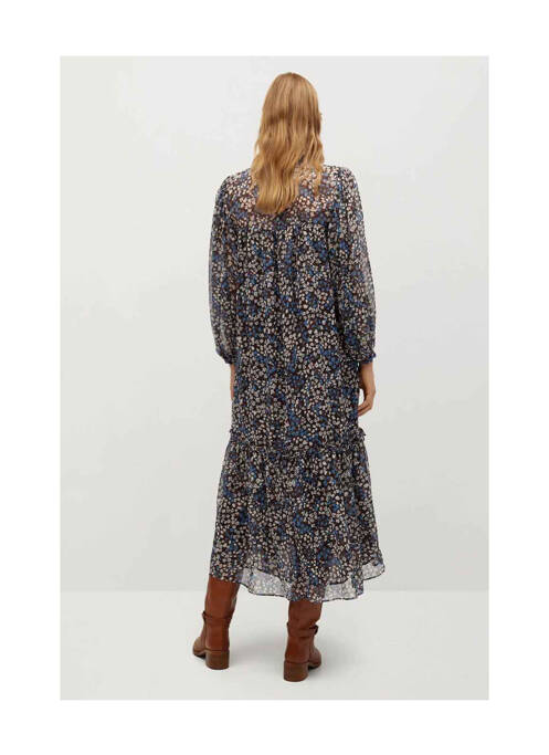 Rochie lungă maro MANGO femeie