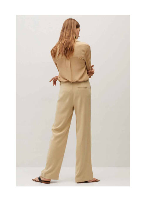Pantalon chino bej MANGO femeie
