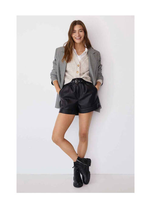 Fustă pantaloni scurți negru MANGO femeie