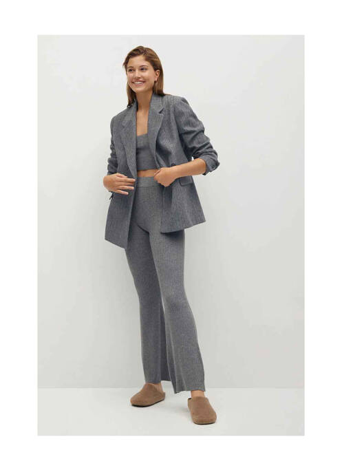 Pantalon evazat gri MANGO femeie