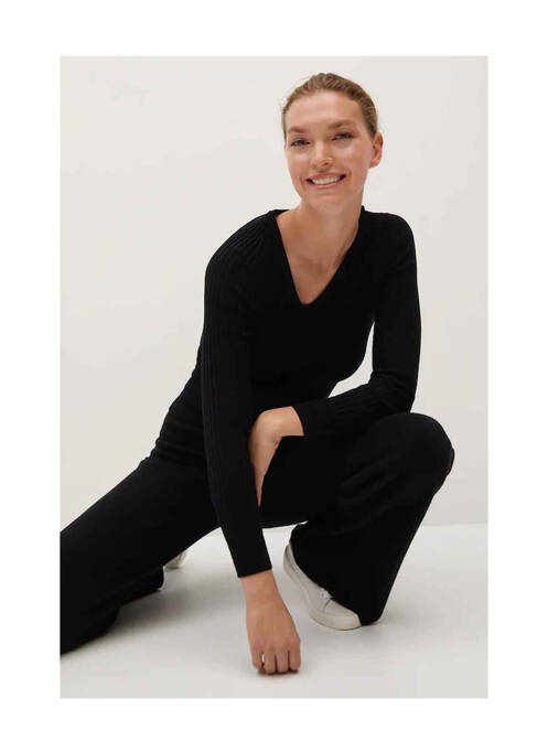 Pantalon evazat negru MANGO femeie