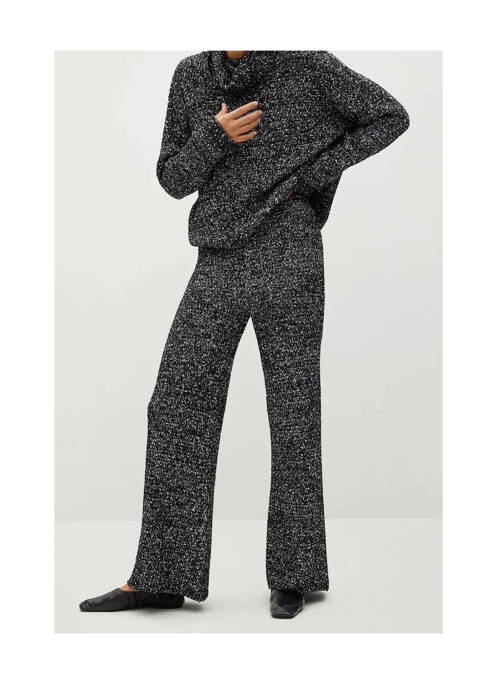 Pantalon evazat negru MANGO femeie
