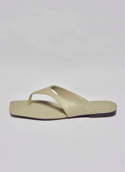 Sandale/Pantofi decupați bej MANGO femeie