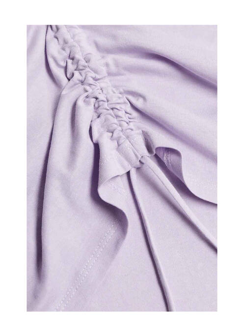 Tricou violet MANGO femme