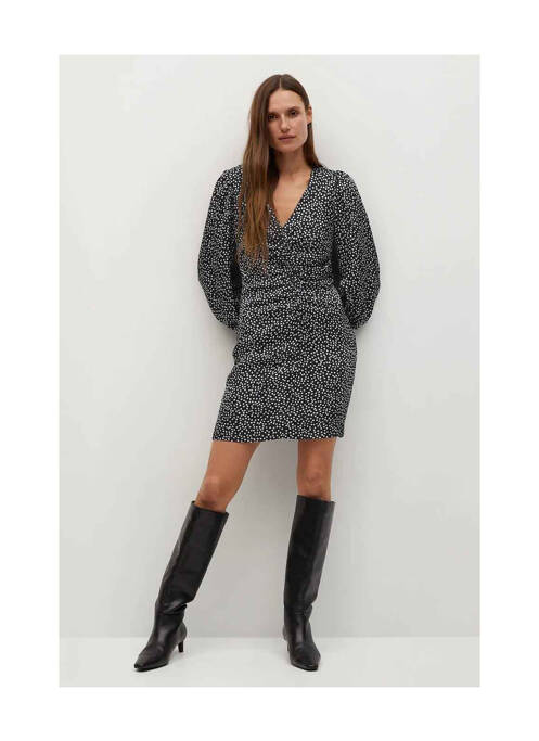 Rochie scurtă negru MANGO femeie