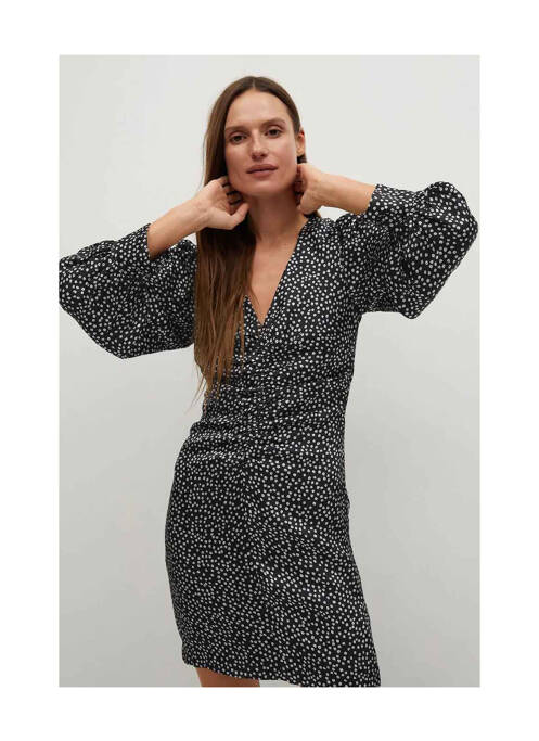 Rochie scurtă negru MANGO femeie
