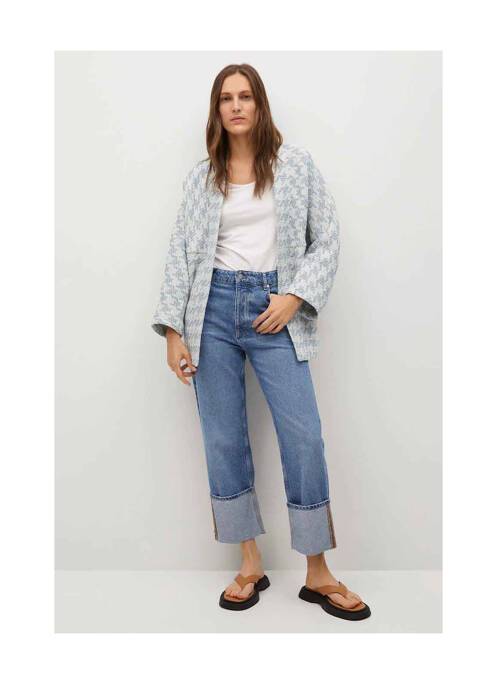 Jachete casual albastru MANGO femeie