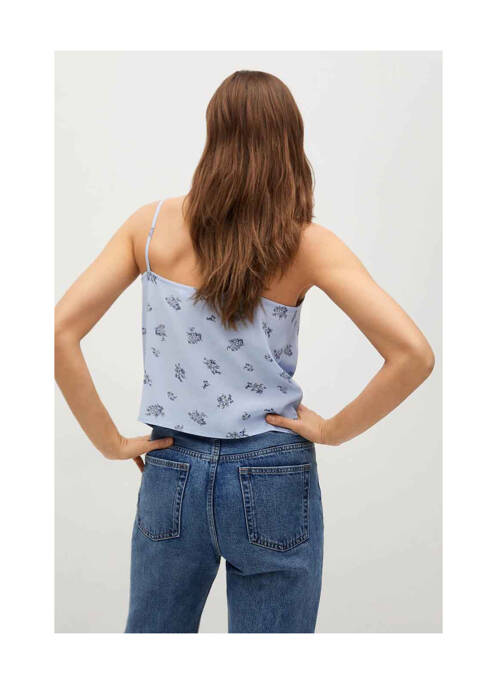 Top albastru MANGO femeie