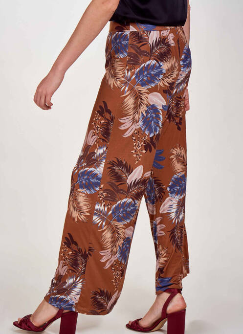 Pantalon drept bej TERRA DI SIENA femeie