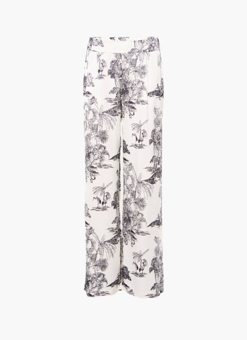 Pantalon evazat bej SENS UNIQ femeie