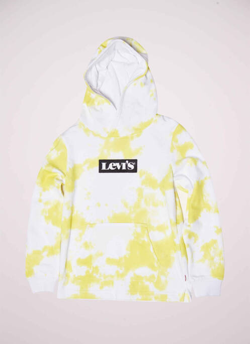 Hanorac cu glugă galben LEVIS băiat