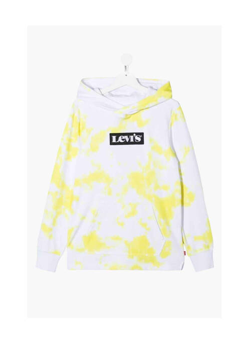 Hanorac cu glugă galben LEVIS băiat