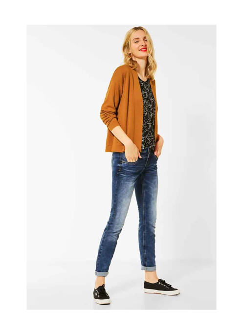 Vestă cu mâneci lungi maro STREET ONE femeie