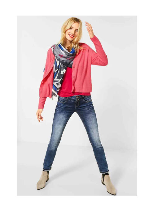 Vestă cu mâneci lungi roz STREET ONE femeie