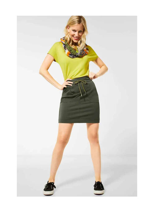 Fustă scurtă verde STREET ONE femeie