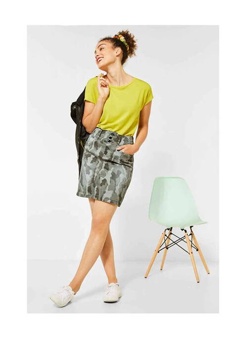 Fustă scurtă verde STREET ONE femeie