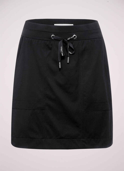 Fustă scurtă negru STREET ONE femeie