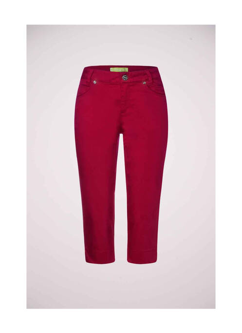 Pantalon trei sferturi roșu STREET ONE femeie