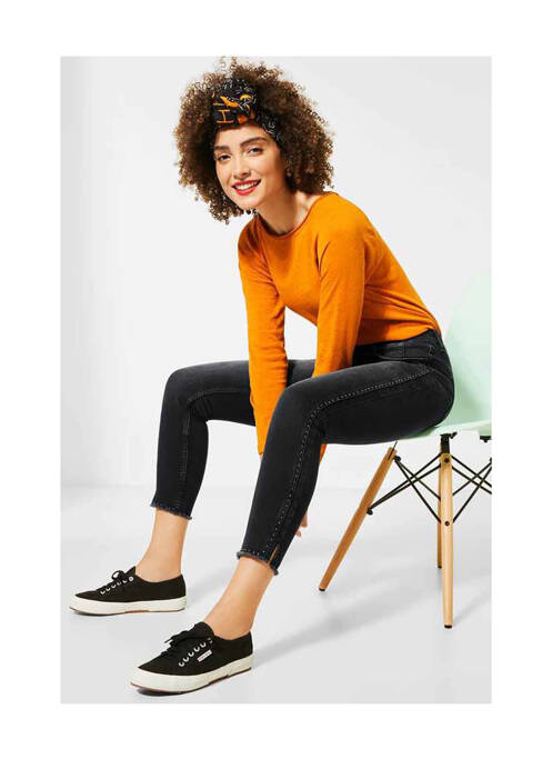 Blugi cu croială slim albastru STREET ONE femme