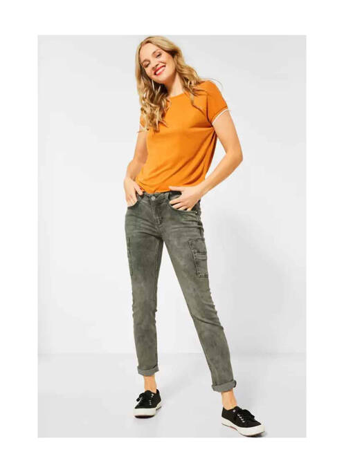Pantalon cargo albastru STREET ONE femme