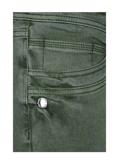 Blugi cu croială slim verde STREET ONE femeie