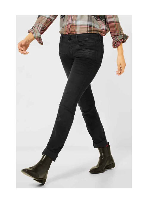 Blugi cu croială slim negru STREET ONE femeie