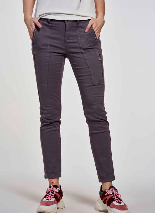 Pantalon slim gri STREET ONE femeie