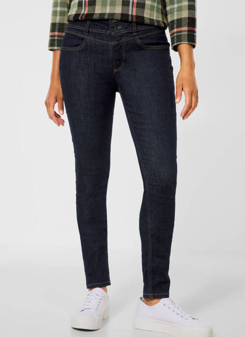 Blugi cu croială slim albastru STREET ONE femeie