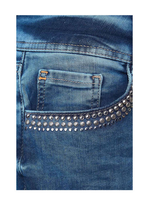 Blugi cu croială slim albastru STREET ONE femeie