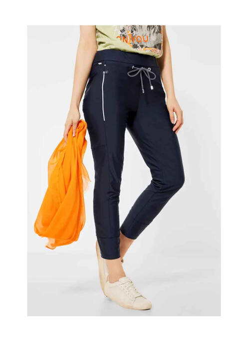 Pantalon slim albastru STREET ONE femeie